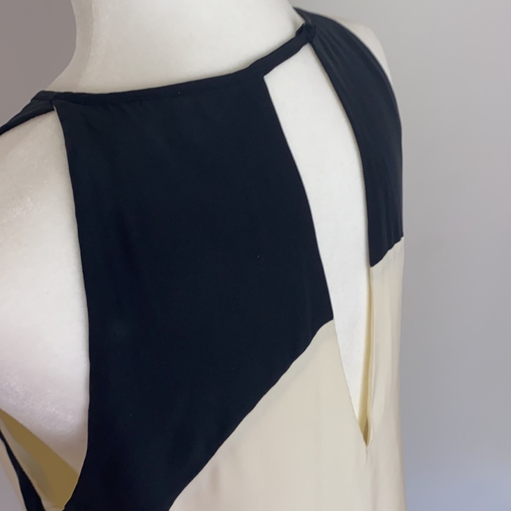 Parker 100% silk sleeveless lined dress Size M - Picture 3 of 7